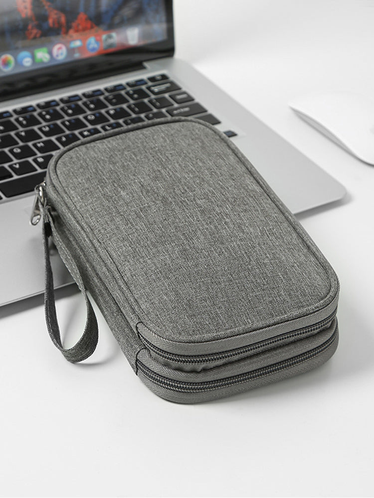 Flat Travel Storage/Organiser Bag for Digital Devices and Cables