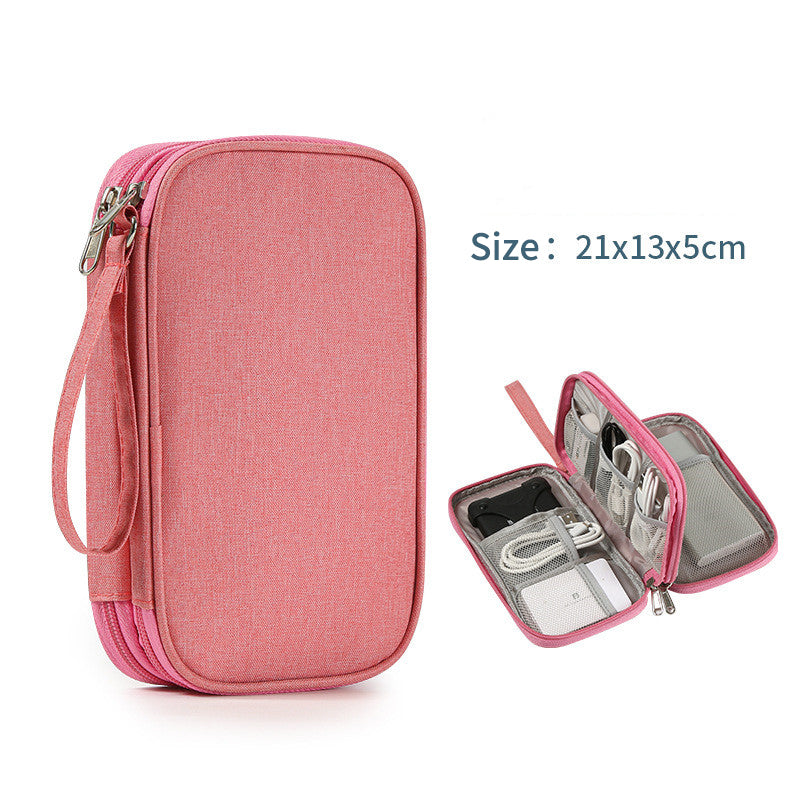 Flat Travel Storage/Organiser Bag for Digital Devices and Cables